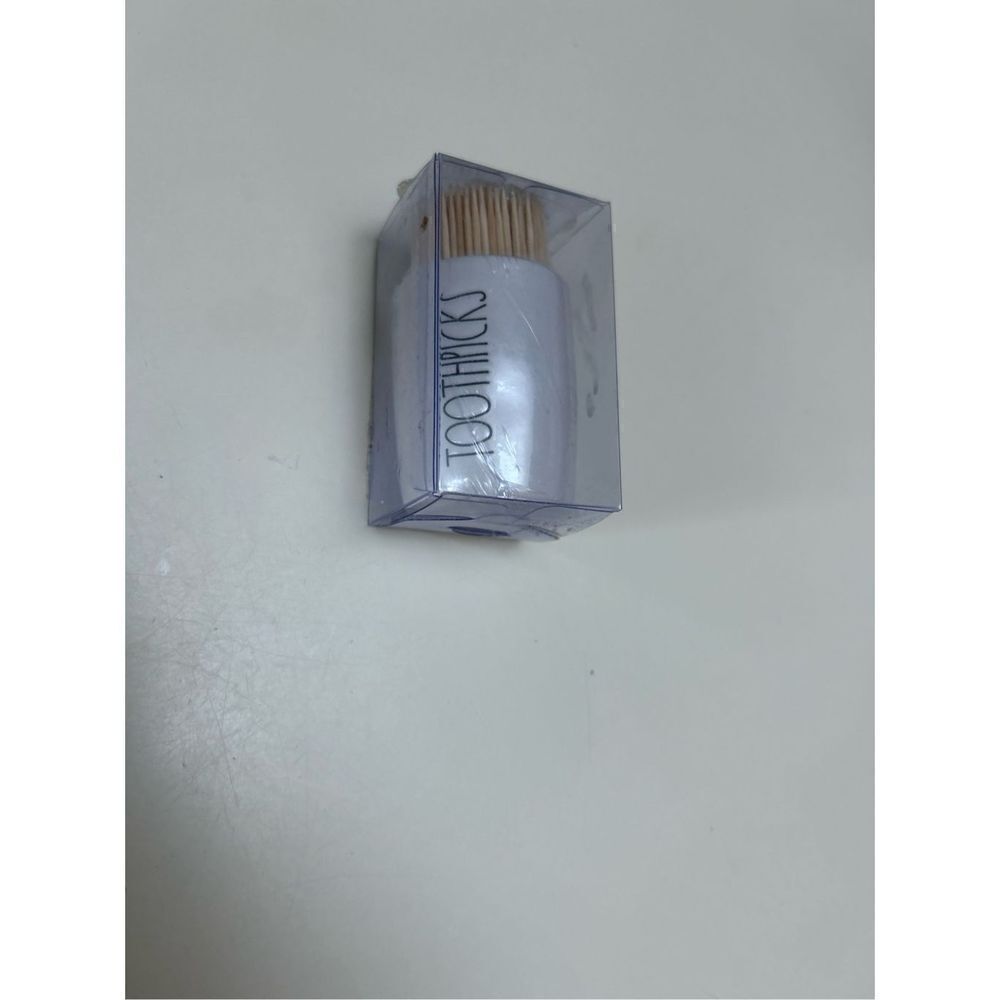 Rae Dunn "TOOTHPICKS" Artesian Collection by Magenta Toothpick Holder HTF